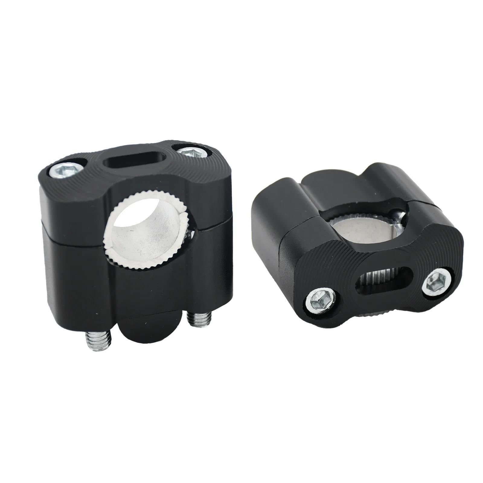 Hdhcscagh Black Motorcycle 22 Mm 28 Mm Handlebar Clamp Handlebar Risers Adapter Universal Bar Clamps Handlebar Clamps Risers(,28 Mm)