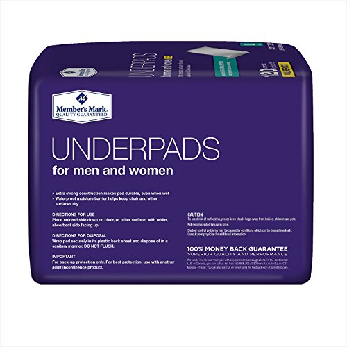 Member's Mark Waterproof Large Mattress Cover, 23 x 36 in, White, 120 Count