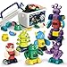 Cooldele STEM Magnetic Robot Building, Toys for Kids 3 4 5 6 7 8, Transformable Stacking Bots with Storage Box, Creative Learning Christmas and Birthday Gifts for Boys Girls 3-8
