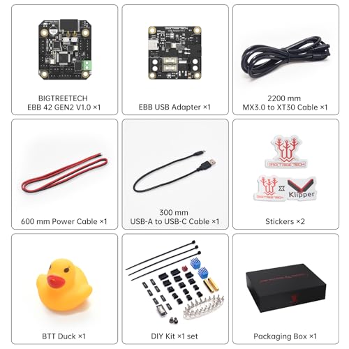 Image of BIGTREETECH EBB 42 GEN2 Extruder Breakout Adapter Board Support CAN & USB Communication for Nema14 42mm Stepper Motor