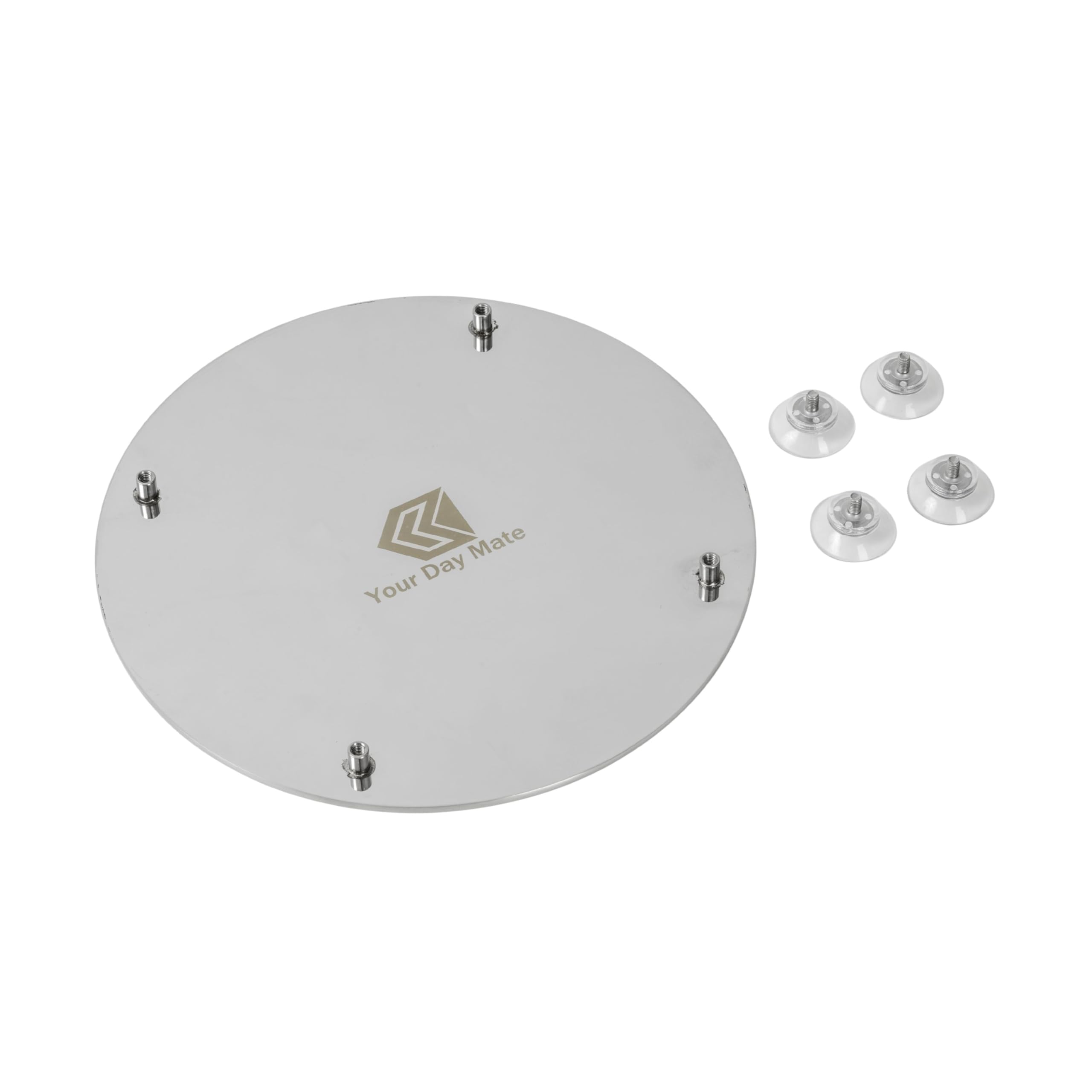 Coperchio universale per scarico doccia, Ø 190 mm, in acciaio inox da 2,8 mm, installazione a ventosa, compatibile con tutte le marche come Viega, Grohe, Geberit, Dallmer, Wirquin, ecc.