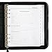 Day-Timer Undated Loose-Leaf Starter Set, Size 5, Avalon Simulated Leather, 8.5 x 11 Inch Page Size, Black (82831-01A)