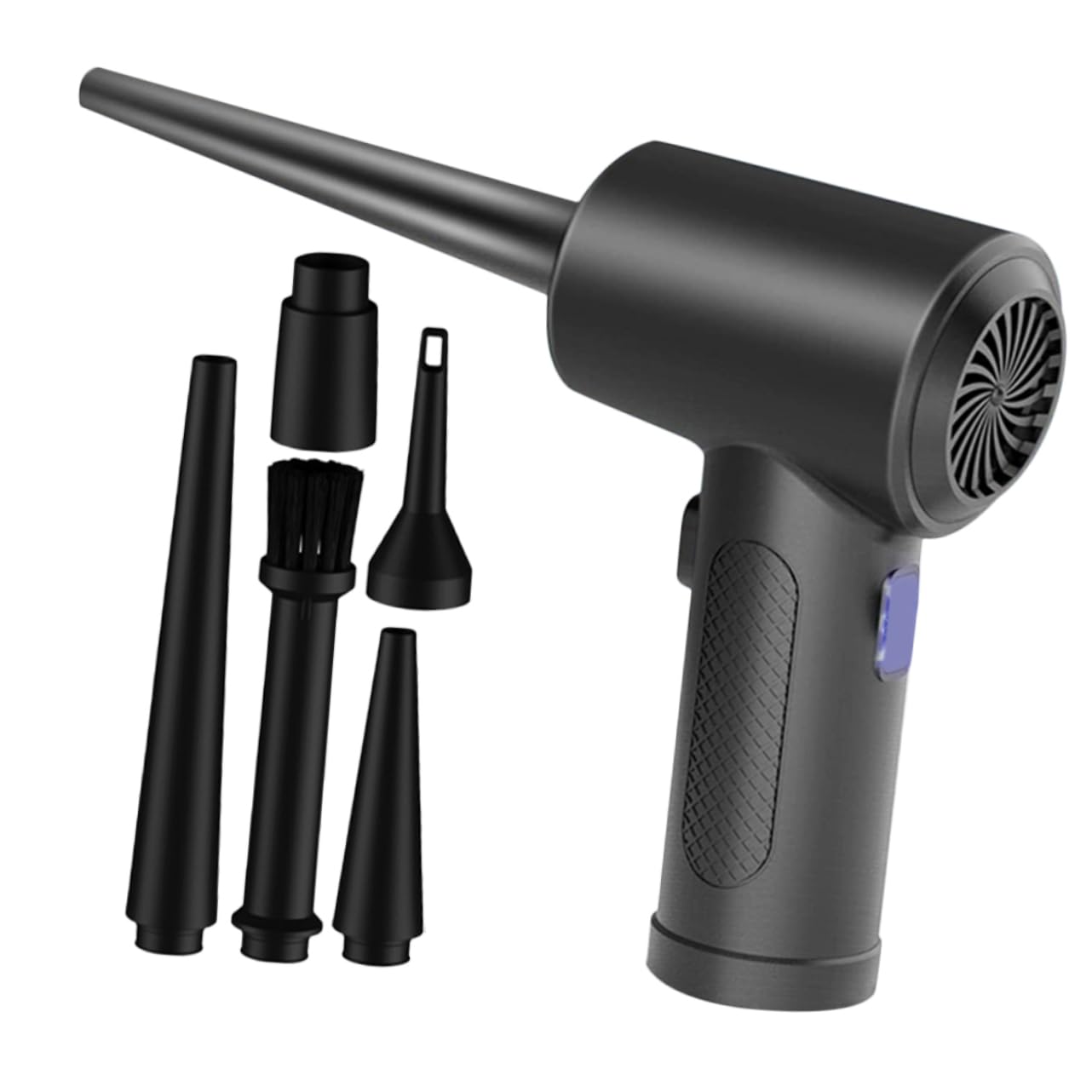 TEHAUX Portable Cordless Air Duster Rechargeable Cleaning Kit with Powerful Airflow Lightweight Design USB Type Charging for Electronics and Home Use