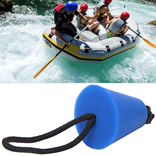 Bujão de drenagem, tampão de embornal de 10 cm, para canoagem de caiaque de bote inflável(azul)