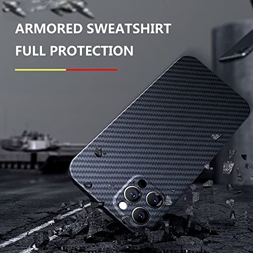 Rizz Real Carbon Fiber Case For Iphone 13 Pro Max 【Aviation Grade Materials】 Slim Aramid Fiber Cover Ultrathin 13 Pro Max Phone Cases Super Tough For Men Drop Protection (For Iphone 13 Pro Max) #TOP4