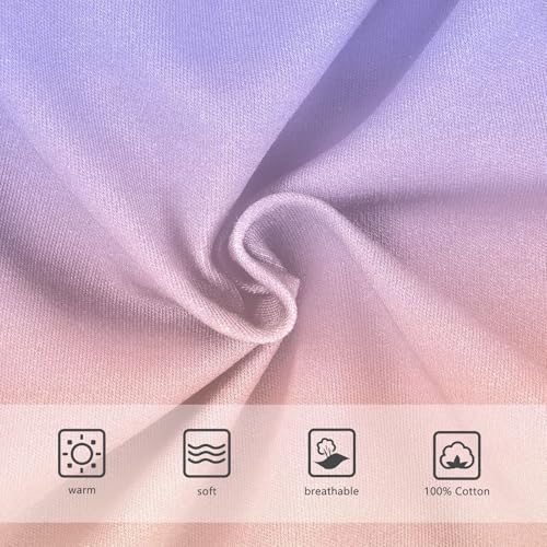 Gradient Sky Blue Little Boys Cotton Briefs Soft Breathable Comfortable Tag-Free Underwear3