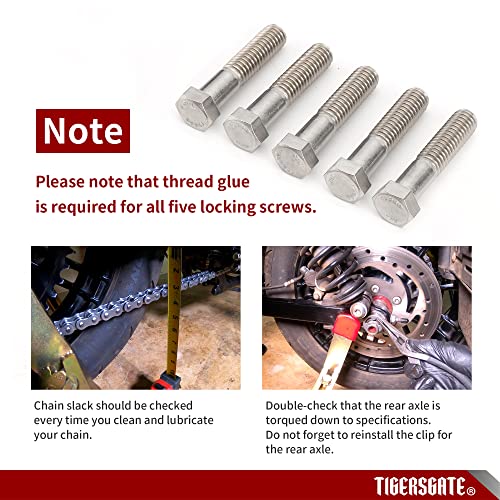 Tigersgate Belt To Chain Drive Transmission Sprocket Conversion Kit Compatible With 1995-1999 Harley 1200 & 883 Sportster Xl #TOP6