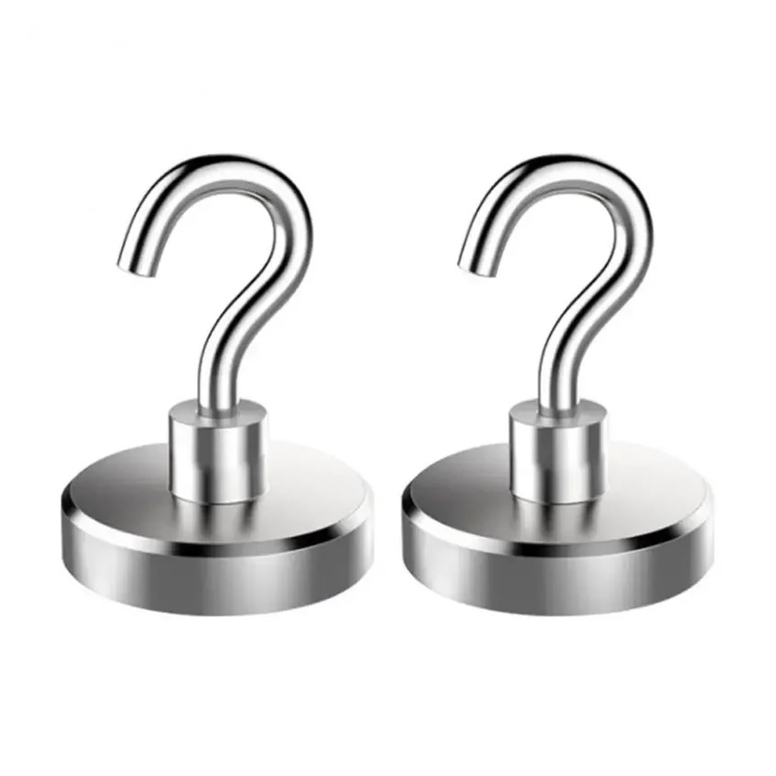 Genérico Ganchos magnéticos de alta resistencia, colgador magnético for colgar tazas, gancho pared for abrigo, 6 uds(D20 12KG)