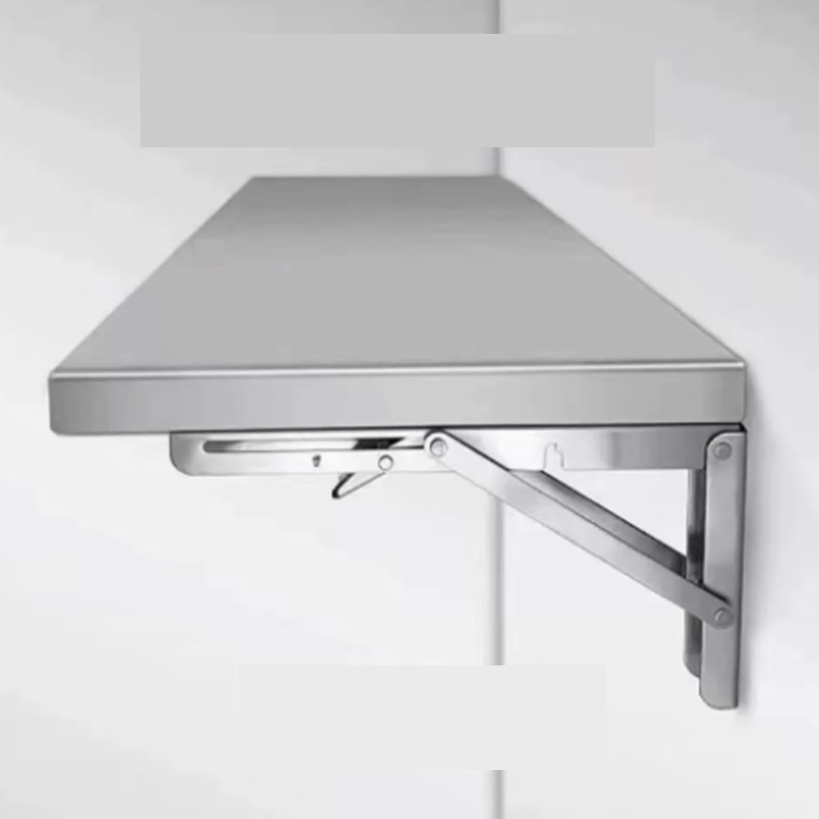 304 stainless steel folding table, wall-mounted folding desk, wall-mounted folding table, Wall Mounted Fold Down Table ,304 Stainless Steel Floating