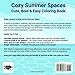 Cozy Summer Spaces: Cute, Bold & Easy Coloring Book (Large Print) Featuring sandy beaches, palm trees, surfing, swimming, ice cream, beach balls, ... Coloring) (Cute, Bold, & Easy Coloring Books)