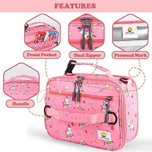 Sac à déjeuner isotherme léger anti-fuite avec sangle ajustable