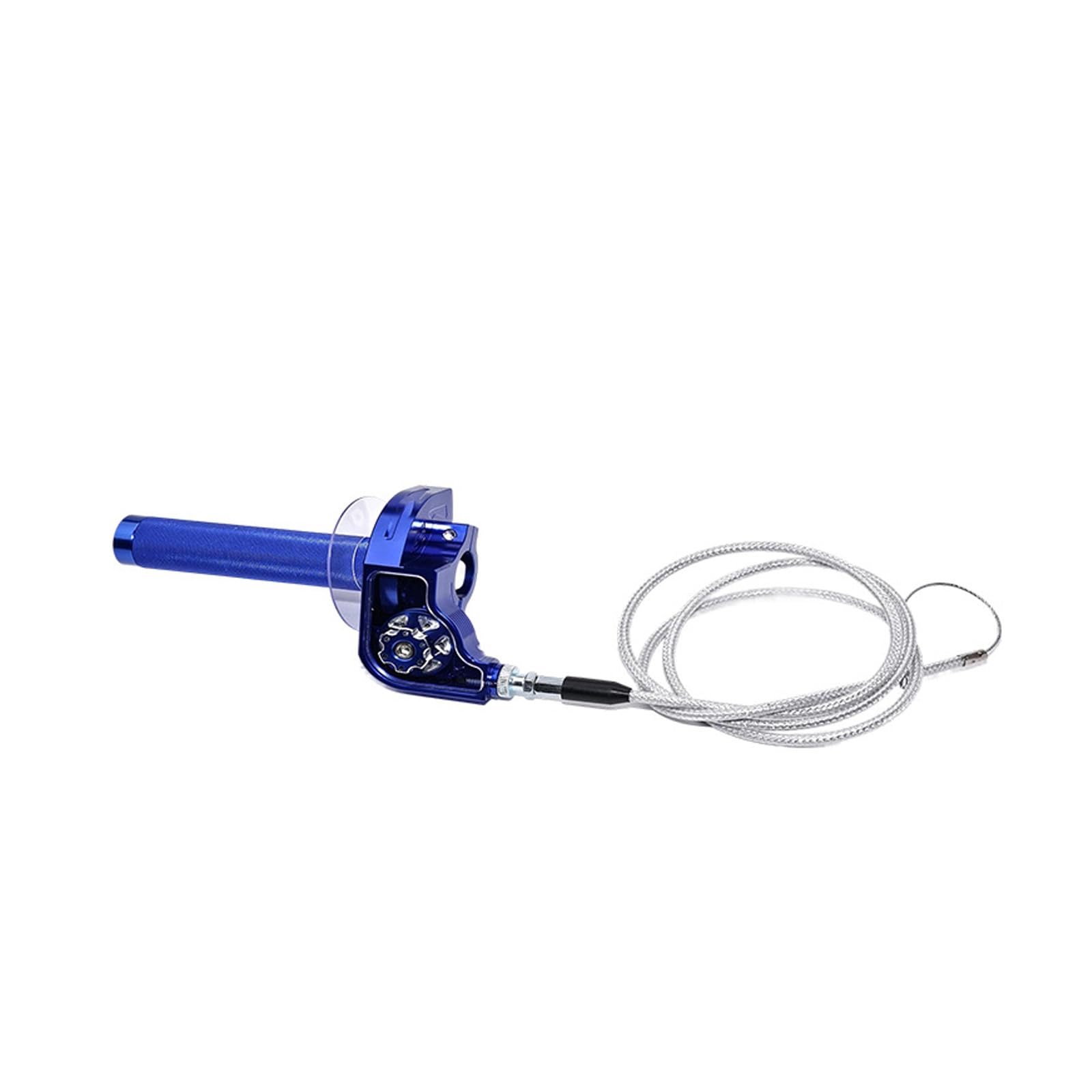 Aluminium Motorrad Gasgriff M10 x 1,5 Gewinde Dirt Bike Scooter 22 mm Lenkersteuerung langlebiger Motorrad-Drehgriff