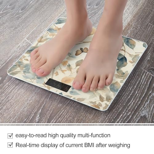 Báscula digital de baño con vidrio templado, precisa 400lb miniatura 5