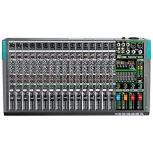 16-Channel DJ Mixer: The mixer is ideal for multi-device connections as it has 16 channels, each with an mix XLR mic and 6.35mm inputs. Plus XLR outputs, 1/4'' (L/R) outputs, each pair of RCA (L/R) inputs and outputs. 16 channel mixer, with MUTE , MP...