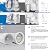 PureDrop RTW5 5 Stage Reverse Osmosis Water Filter System with Faucet and Tank - TDS Reduction Under Sink RO Water Filtration Plus Extra 3 Filters, 50 GPD, White