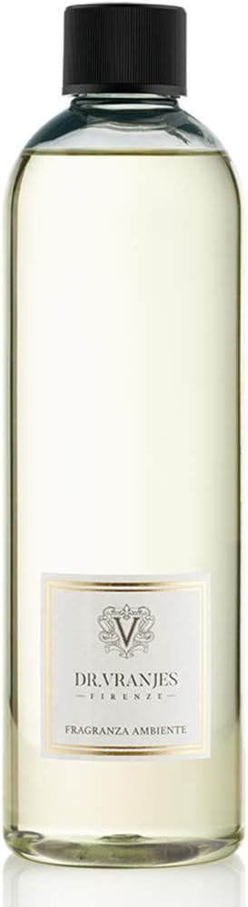 Ginger Lime 500 ml Refill + Double Pack of White Sticks (3 Pieces Bundle)- Luxury Home Fragrance, Made in Italy, Main Scent: Fruity, Olfactory Pyramid: Lime, Ginger, White Pepper