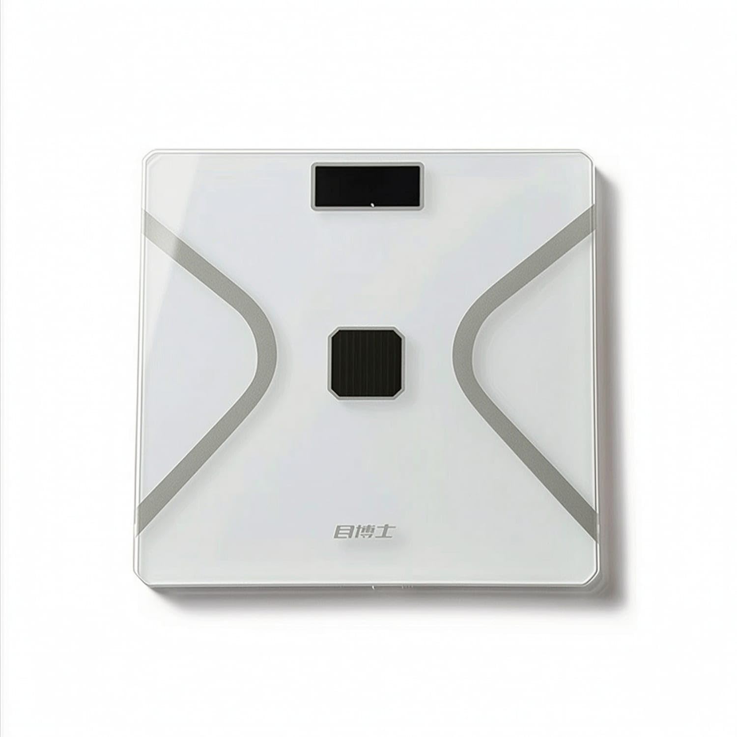 High-Precision Shape Shape Composition Scale Solar Powered Smart Scale with LED Display for Home, Dorm Room, White, Solar Bluetooth-image-31