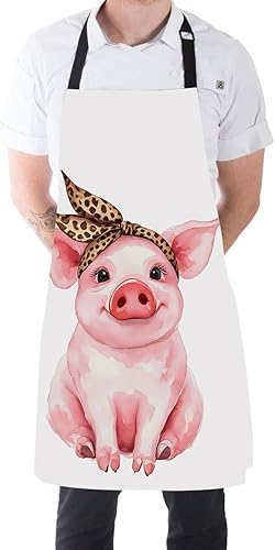 Miniatura 5 de Moslion Art Wild Animal Grey Wolves Delantales de cocina para hombres y mujeres