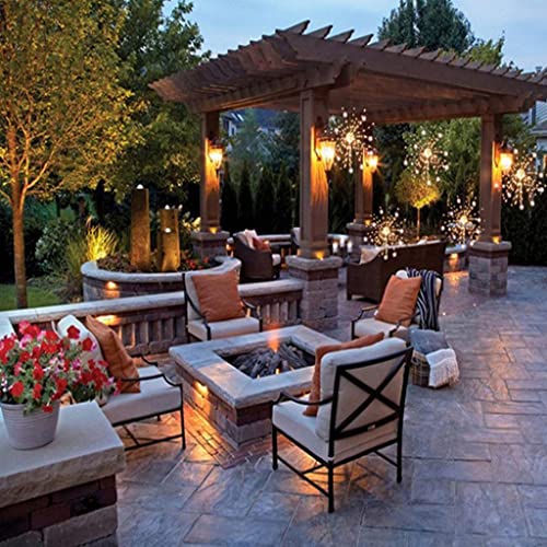 Image of LED Firework Hanging Lights Decorative DIY 50 Branch 150Led Warm White |Remote Controls|Accessories|Ceiling Fans & Accessories|Lighting Ceiling Fans|Home