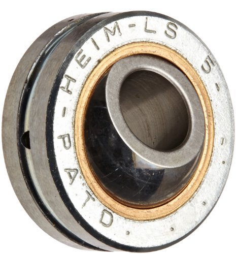 Roulement sphérique RBC Heim Ls5 haute performance, alésage de 0,8 cm et OD 2,2 cm en pack de 4