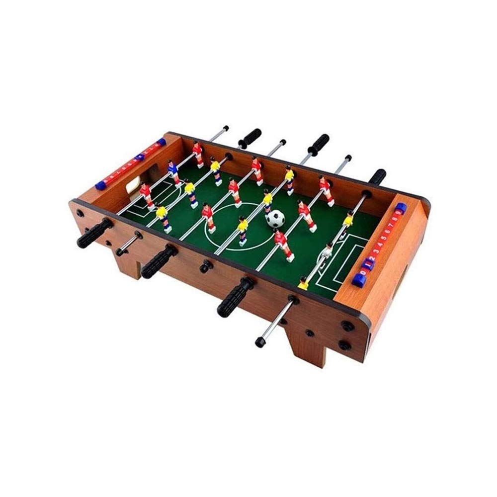 WYKDL Foosball Table, Wooden Soccer Table Game, Competition Size Table Football for Kids, Adults, Football Table for Game Room, Arcades