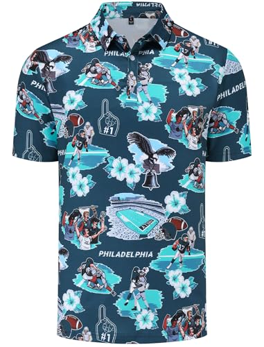 Mens Golf Polo Shirts Short Sleeve Moisture Wicking Dry Fit Football Performance Sport Polo Shirts for Men2