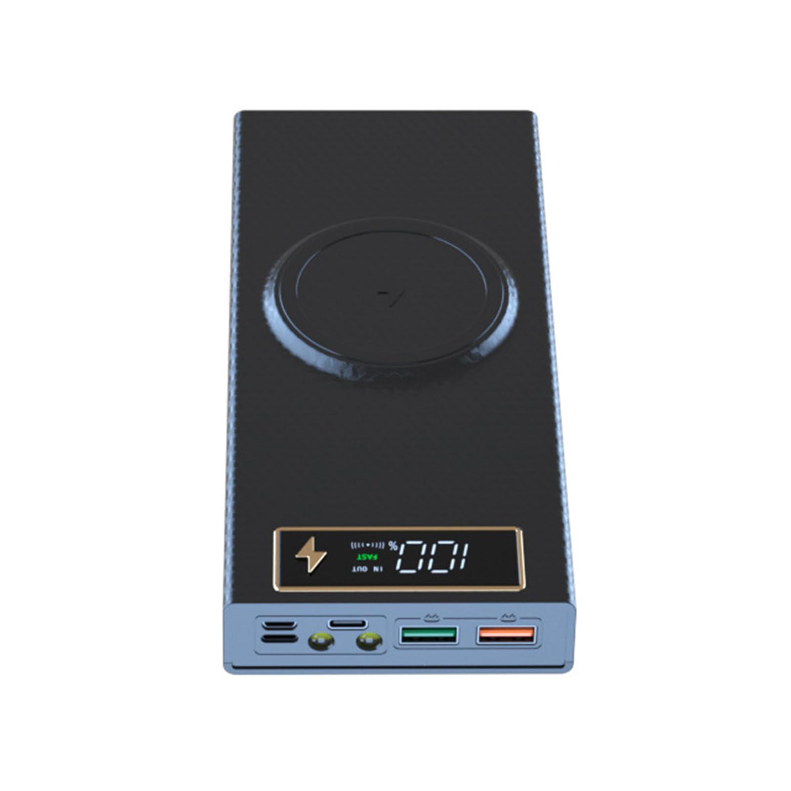 DGFJY Black 18650 Storage Box for DIY 15W Charging/22.5W Quick Charging Batteries Included Quick Case