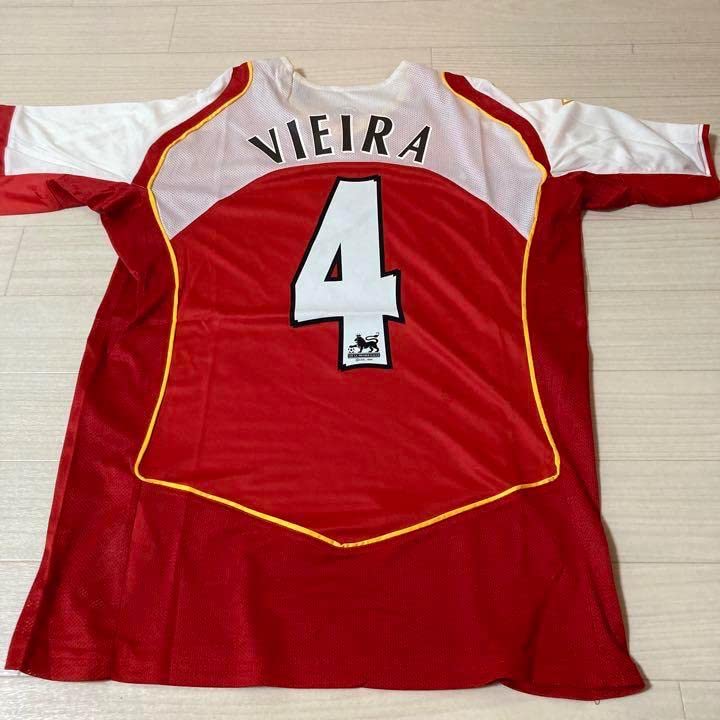 Amazon.co.jp: 2004-2005 アーセナル ホーム ヴィエラ ユニフォーム