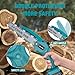 Mini ChainSaw 8 Inch, SeeSii Cordless Chainsaw with 2x 2.0 Battery Auto-oil System One-Handed Electric Chain Saw Electric Pruning Chainsaw for Wood Cutting Garden Logging Trimming Branch