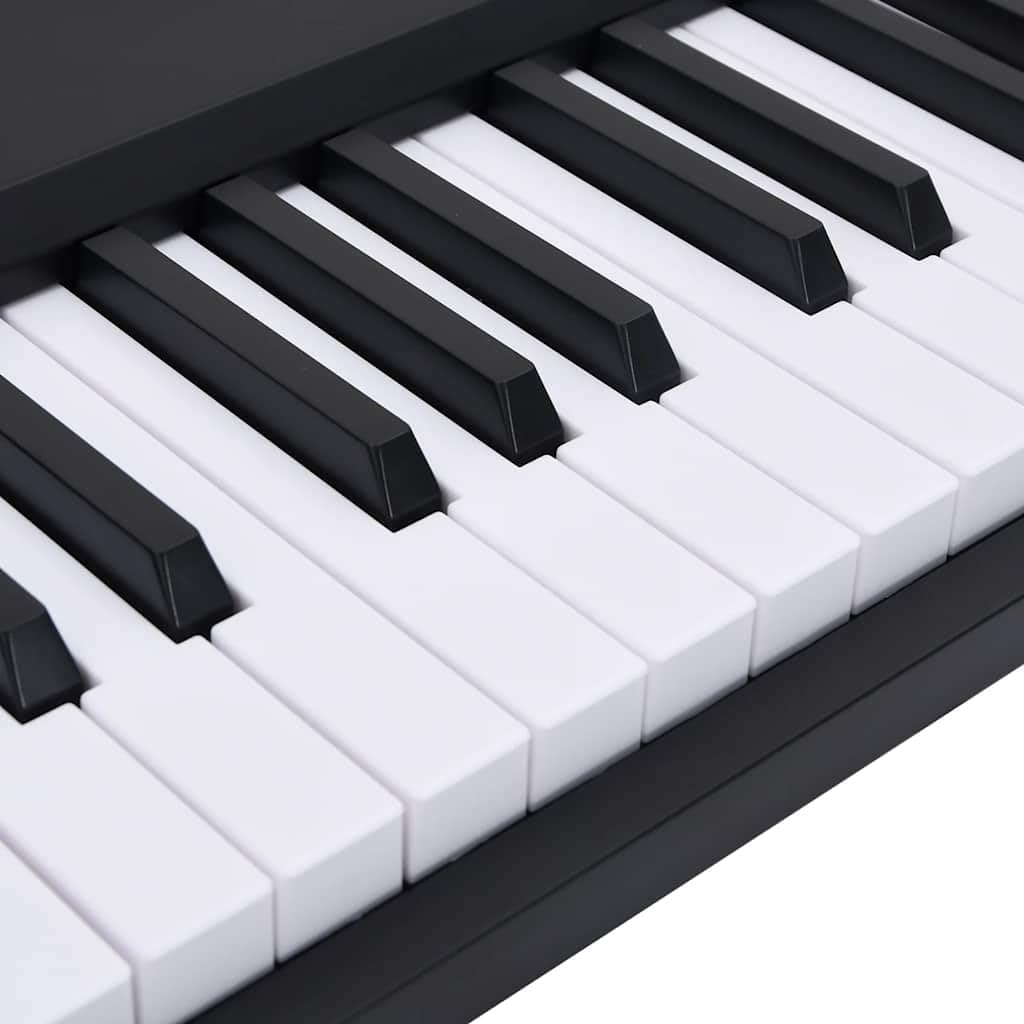 vidaXL Teclado eléctrico Piano 88 Teclas con Atril Plegable, Teclado de Piano, Teclado de Piano para Principiantes, Teclado de Instrumento Musical