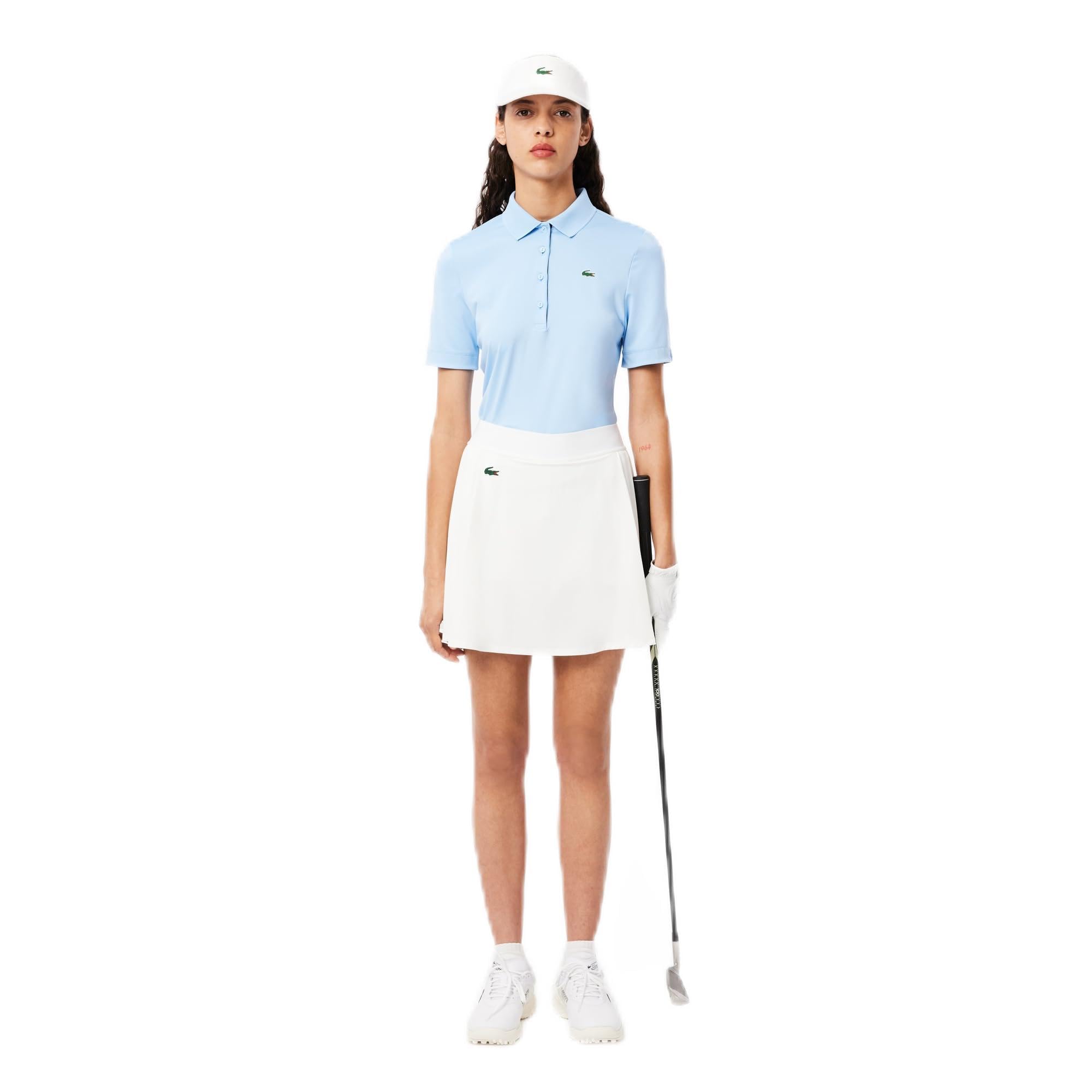 Lacoste Gonna da golf ultra asciutta da donna con gonna corta