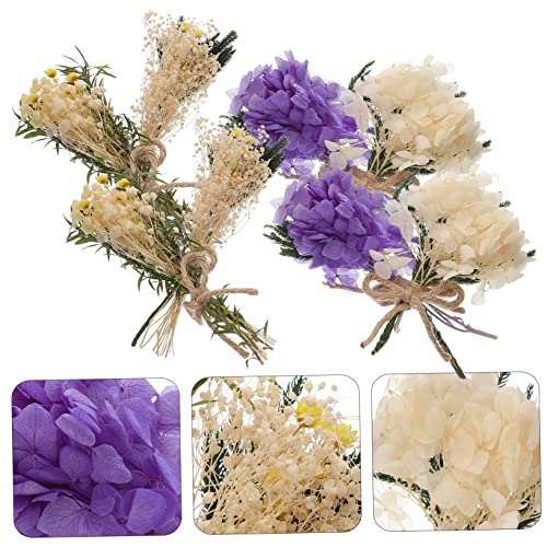 Mini ramos de flores secas para decoración y bodas miniatura 7