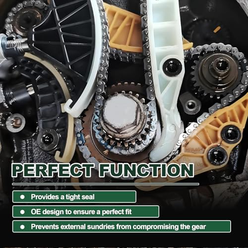 Image of Timing Cover Gasket Set Replace# 24435052 TCS46079 Compatible with 2002-2016 GMC Terrain, Chevy Equinox Malibu Cobalt HHR, Buick Regal Fit for 2.0L 2.2L 2.4L Engines, Timing Chain Gasket