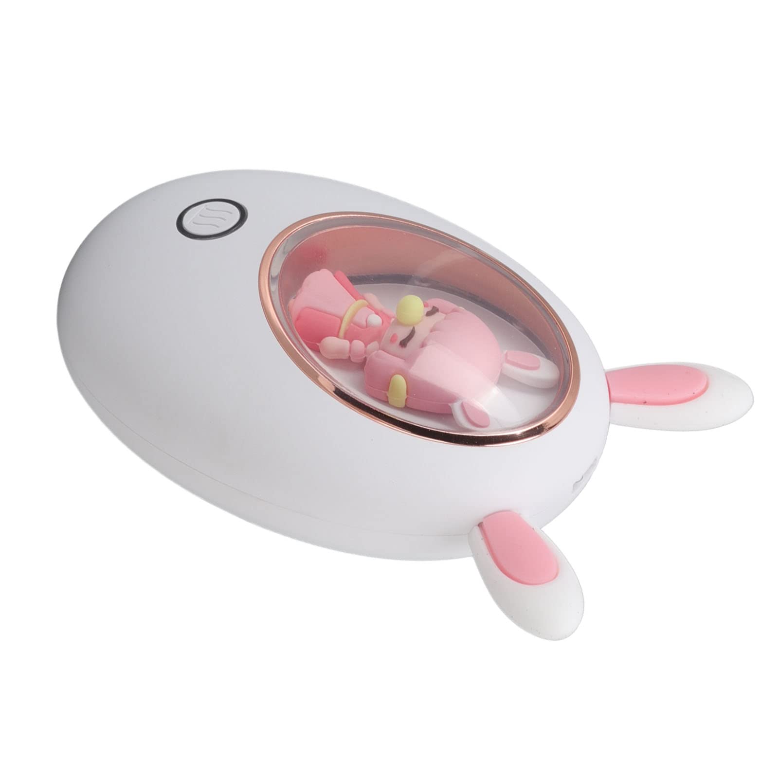 Qcwwy Chauffe-Mains 3000mAh Capsule Spatiale Power Bank, Double Face, pour