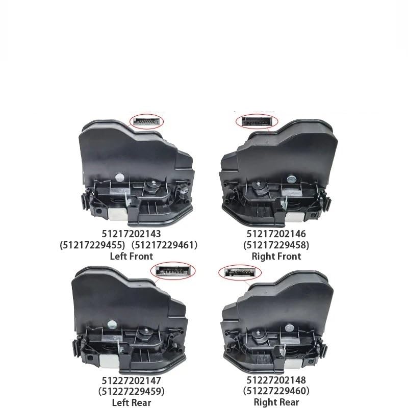 ETOOW Attuatore Serratura Sportello Anteriore Destro Per BMW (E60, E65, E82, E83, E89, E90) – OEM 51217202146