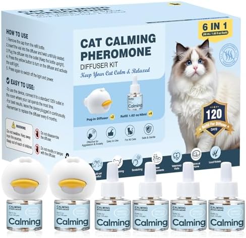 Anti Cat Pee Diffuser Calm Calming Cat Pheromone Pet Diffuser Plu...