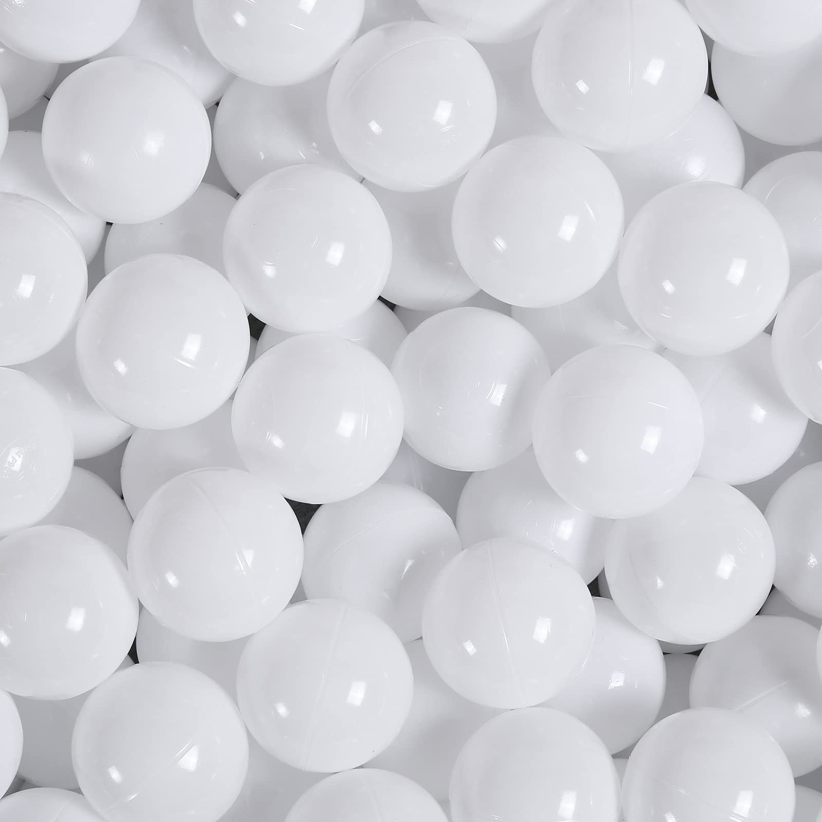 Realhaha 2.75 Inch Ball Pit Balls - Large, Colorful, and Durable - Non-Toxic and BPA-Free - Perfect for Kids’ Indoor/Outdoor Playroom, Sensory Activities, and Educational Fun