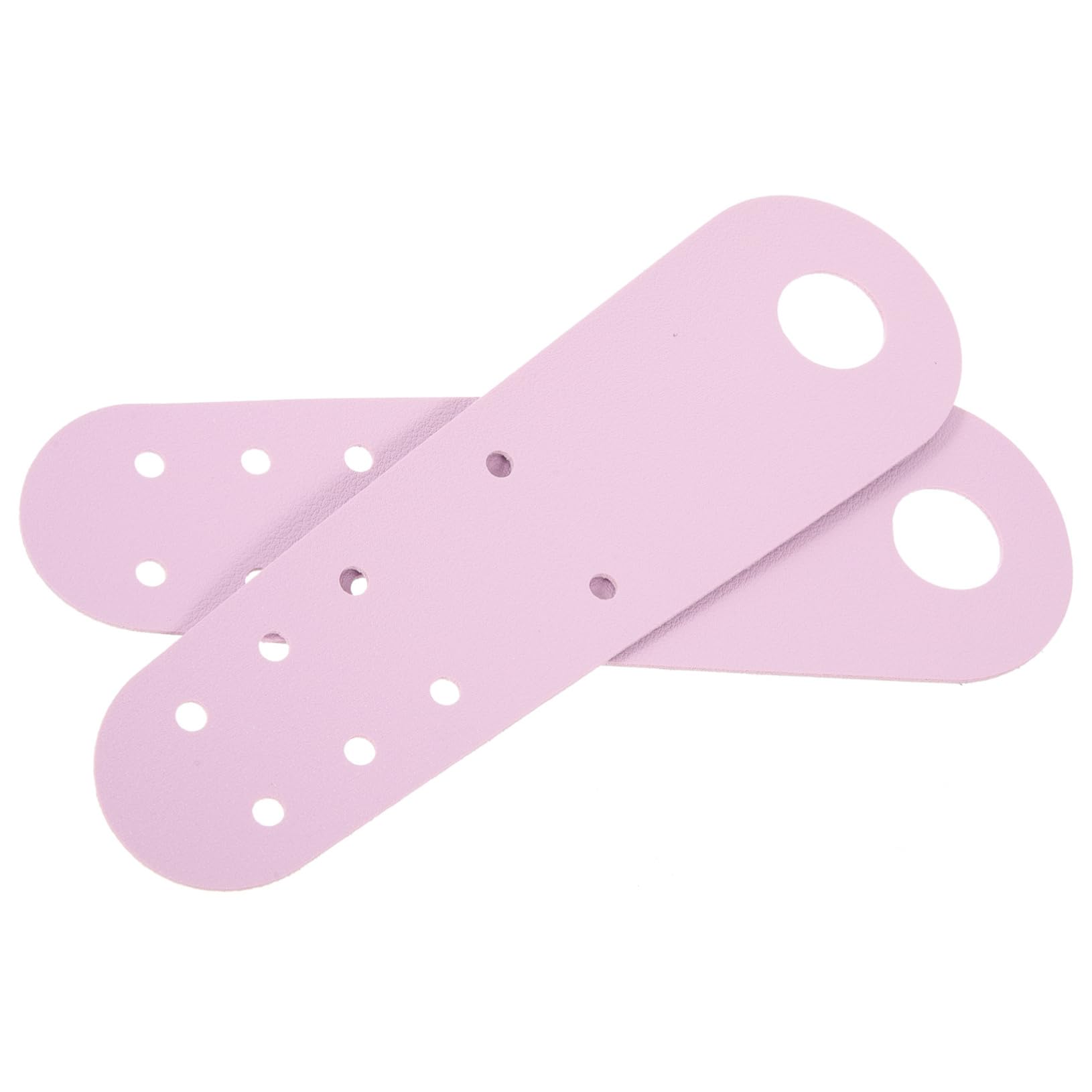 LIOOBO Roller Skates Toe Caps Guards 1 Pair Leather Protectors for Skating Shoes for Roller Skates Holes Protective Covers for Skating Heads