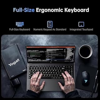 2026 Gaming Laptop with AMD Ryzen 4300U Processor, 15.6 Inch FHD Display Laptop AMD Radeon Graphics Laptop computer 16GB RAM 512GB SSD, Windows 11, 55Wh Battery, Wi-Fi, Type-C, Webcam Cover Slide