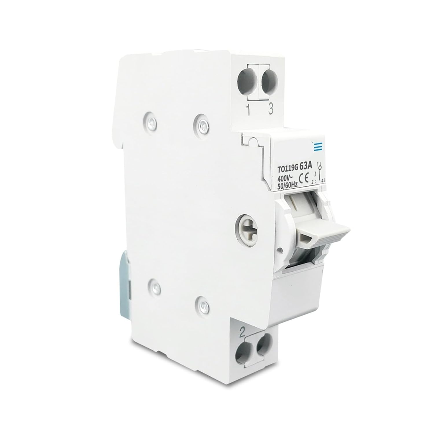 1P 63A Dual Power Manual Transfer Switch Circuit Breaker 1Pcs(63A)