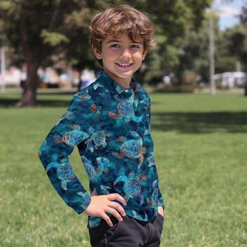 Long Sleeve Tops for Boys Kids Active Shirt Size 3-16 Years Old4