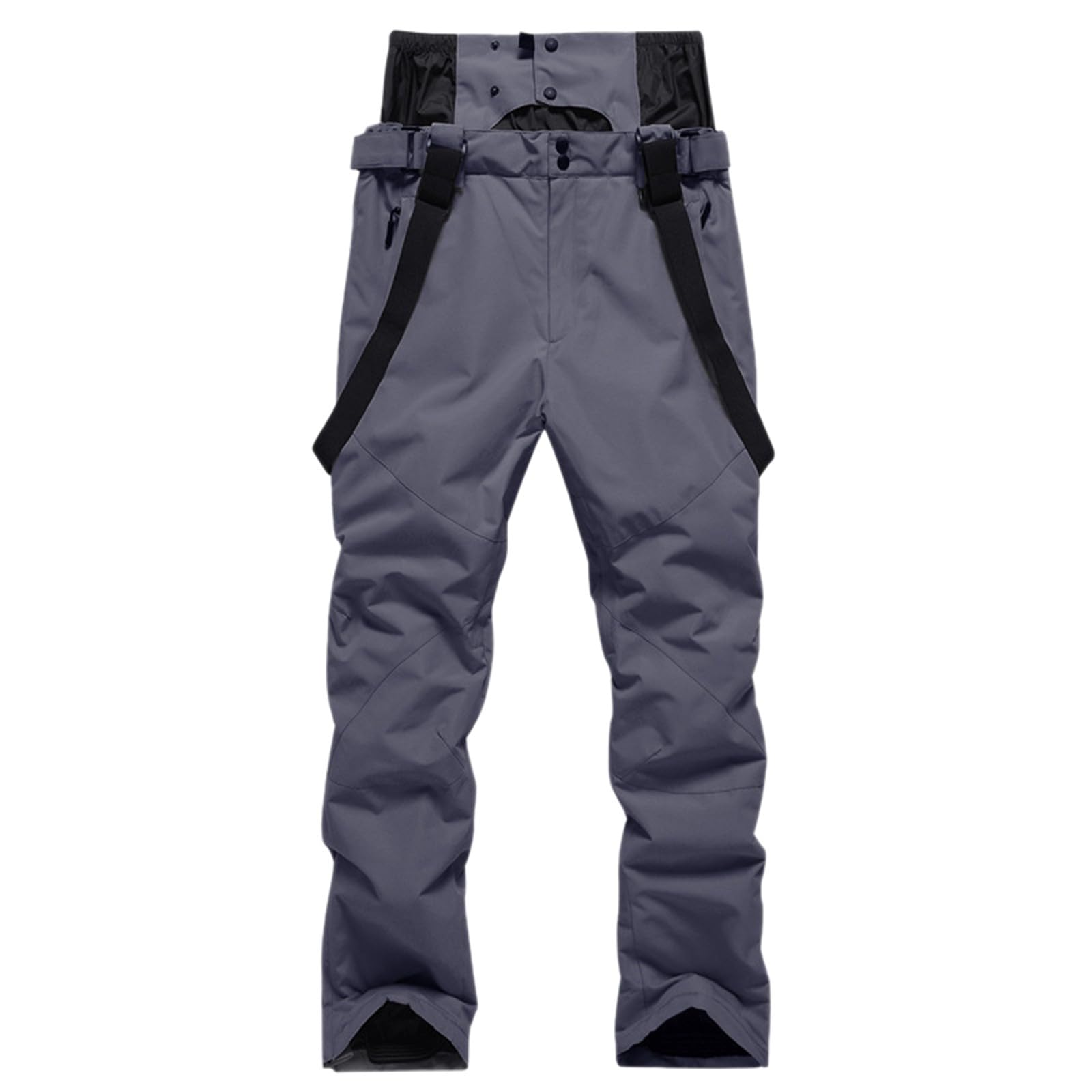 Pantaloni da neve rimovibili, in softshell, da uomo, antivento, impermeabili, per snowboard, con bretelle, unisex, per attività all'aria aperta
