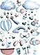 Boy Baby Kinderzimmer Reispapier 11,5 x 16 Zoll - für Decoupage Furniture Crafts