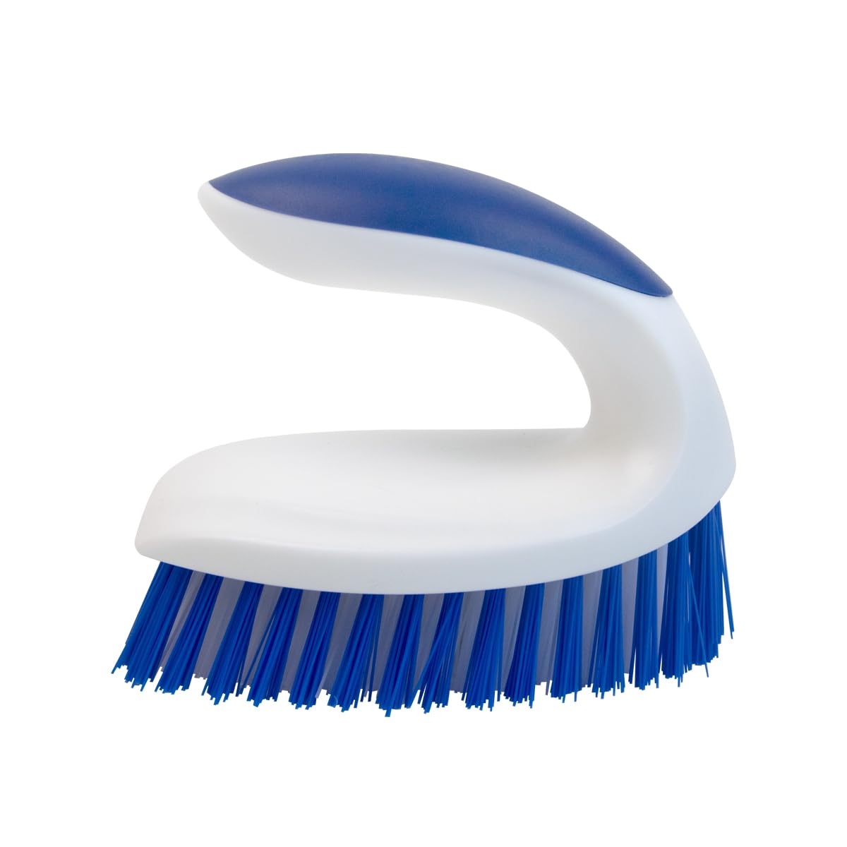 CELOX Stiff Bristle Brush for Cleaning, Hard Bristle Brush for Carpet Cleaning, Blue