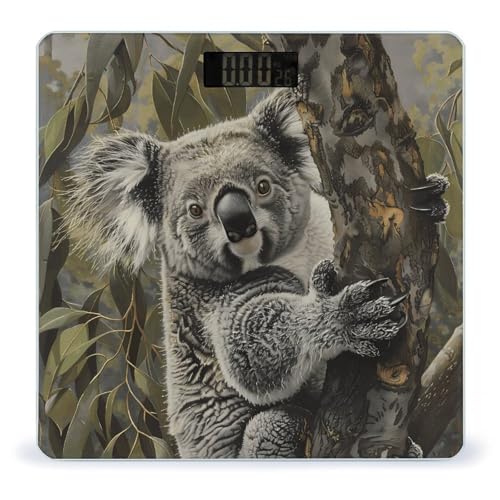 Báscula Digital de Baño Koala Bear con Vidrio Templado miniatura 1