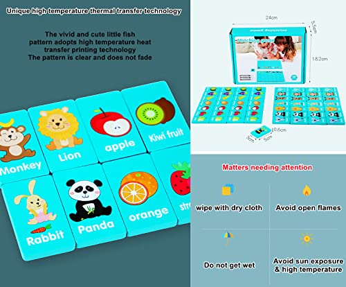 Fruit Animal Elimination Game丨Puzzle Family Matching Game丨Wooden Dominoes Game Multifunctional Synthetic Classic Card Memory Game For Family Education Interactive Toys #TOP7