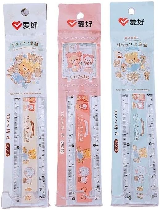1Pcs Random Color Cute Cartoon Animal Print Plastic Rulers, Kids Ruler for School, Stationery Drawing Rulers Drafting Tools and Drafting Kits - Image 7