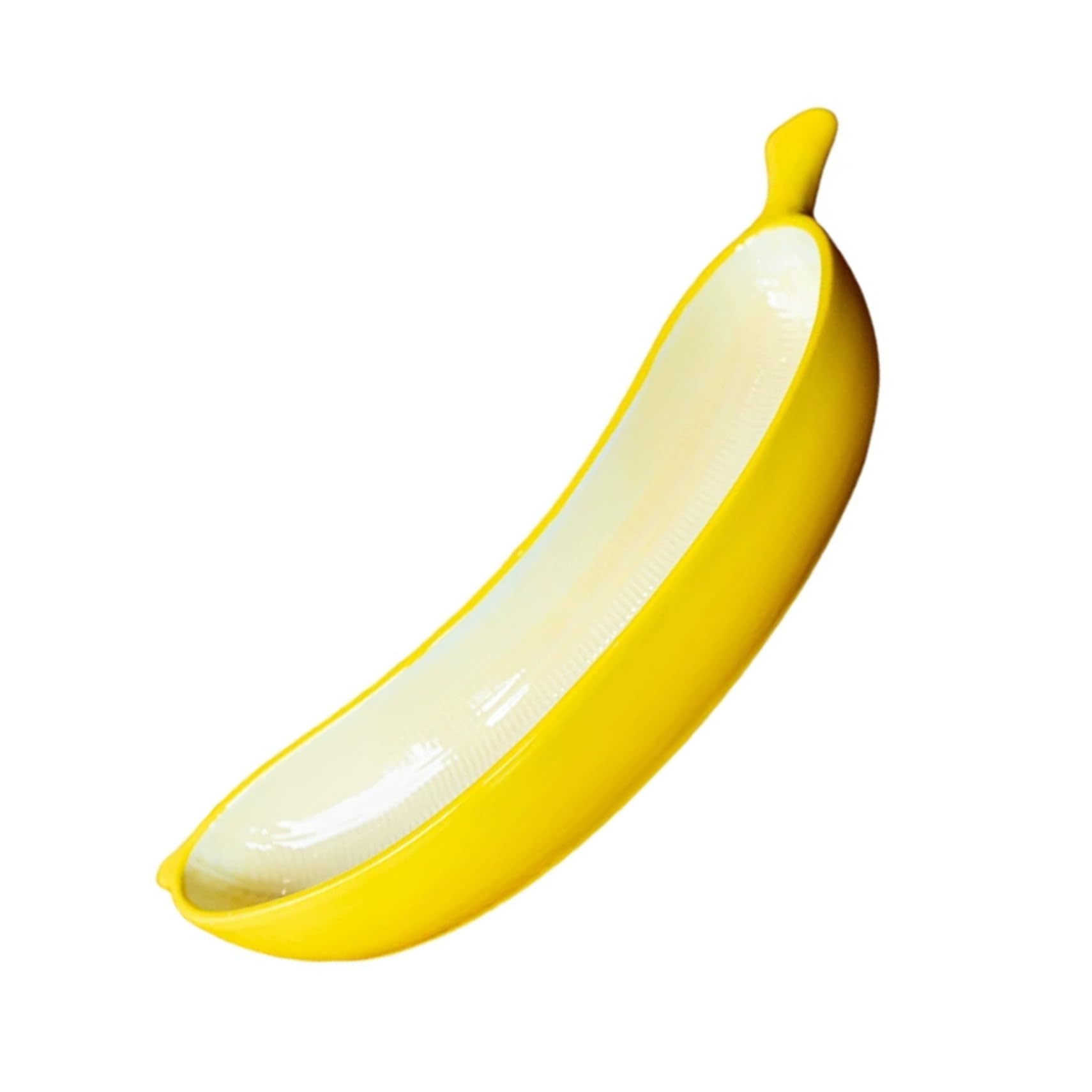 Plateau Céramique de Présentation Haut de Gamme Forme Banane TOPBATHY