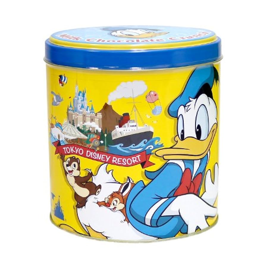 Amazon | disney ドナルド・ダック 缶入りチョコレートクランチ
