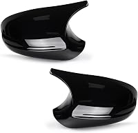 Asasytal Fényes Fekete Visszapillantó Tükör Borítás BMW E90 E91 E92 E93 E81 E82 E87 E88 LCI Modellekhez - ABS Autó Külső Tükör Burkolat, 1 P 1